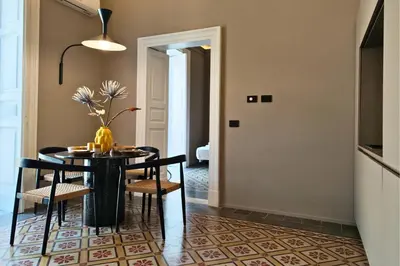 Area soggiorno di L'Opificio Siciliano Boutique Apartments