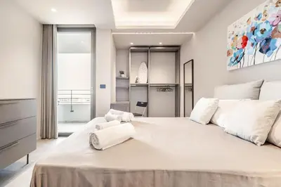 Letto o letti in una camera di Viewport Catania-Sea View Terrace-4Guests Apt