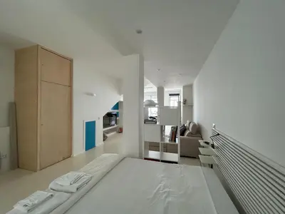 Letto o letti in una camera di Il Panorama di Aci e Galatea