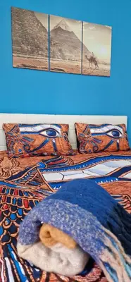 Letto o letti in una camera di La casa di Iside
