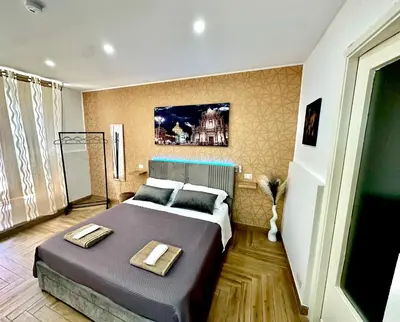 Letto o letti in una camera di Liotru Catanese - House