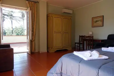 Area soggiorno di Villa Solaria