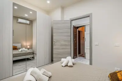Letto o letti in una camera di GuestHost - Luna Piena