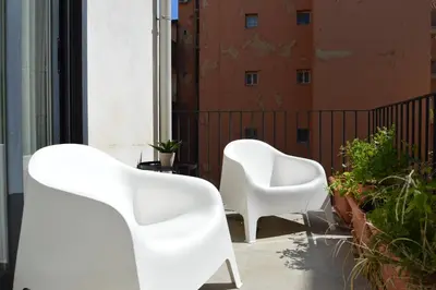 Area soggiorno di Le 4 leggende house