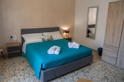 Letto o letti in una camera di Appartamento La Corsara