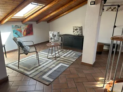 Area soggiorno di The Cannizzaro Home