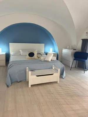 Letto o letti in una camera di Casa Raile 1