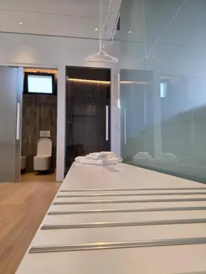 Letto o letti in una camera di Skyline Boutique Apartment