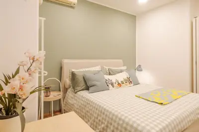 Letto o letti in una camera di Cortile dei limoni