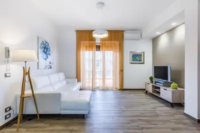 TV o dispositivi per l'intrattenimento presso Suite Giulia - Luxury apartment in the heart of Giarre