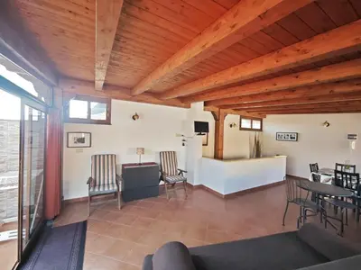 Area soggiorno di Casa Davide con Vista Sul Mare