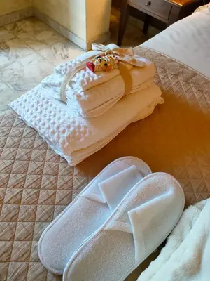 Letto o letti in una camera di Selene Charme and Confort