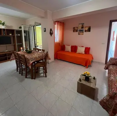 Area soggiorno di Apartment Mare&Monti