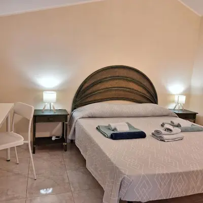 Letto o letti in una camera di La mia dolce casa