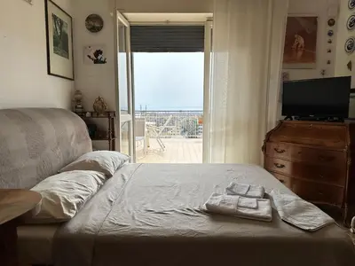 Letto o letti in una camera di Top Floor Aparthotel Bentivoglio 3