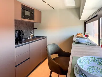 Cucina o angolo cottura di Juliet Suites I