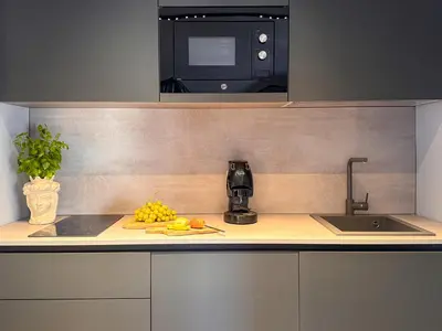 Cucina o angolo cottura di Juliet Suites II