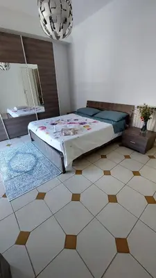 Letto o letti in una camera di La Luna e la Rana Vacation Home