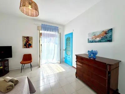 TV o dispositivi per l'intrattenimento presso Dipinto di Blu - Faraglioni Seaside Retreat