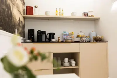 Set per la preparazione di tè e caffè presso Antico Lustro - Bed and breakfast