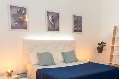 Letto o letti in una camera di Incanto Del Sud