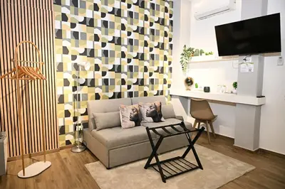 TV o dispositivi per l'intrattenimento presso La Via di Mezzo 2 Apartments