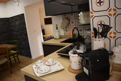 Cucina o angolo cottura di Papà Vulcano - Oasi di Pietra