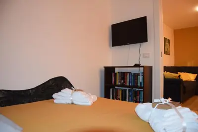Letto o letti in una camera di Papà Vulcano - Oasi di Pietra