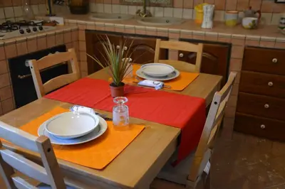 Cucina o angolo cottura di Etna Hiking Affitto Breve