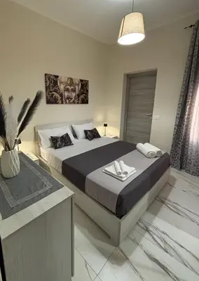 Letto o letti in una camera di Vicolo30