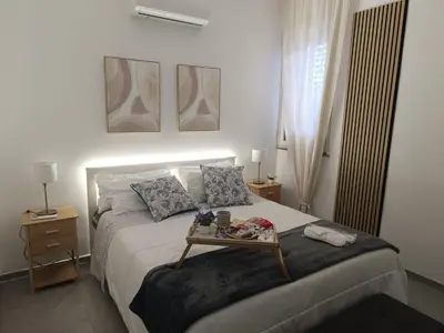 Letto o letti in una camera di Villa Luxury Etna House