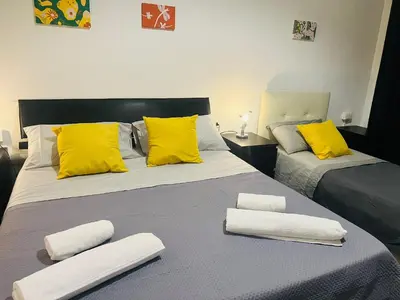 Letto o letti in una camera di Ventimiglia 138 house