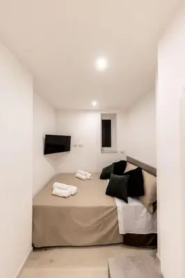 Letto o letti in una camera di Volcano Home