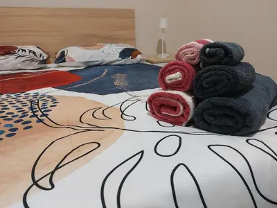 Letto o letti in una camera di Al vicolo dei Mori