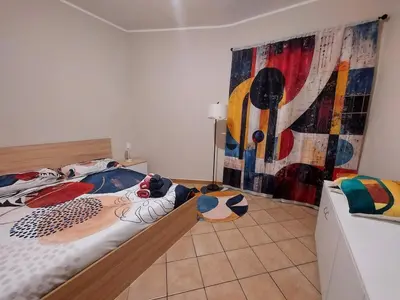 Letto o letti in una camera di Al vicolo dei Mori