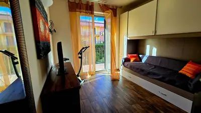 Area soggiorno di Nizzeti Home Catania Sicily Sea View