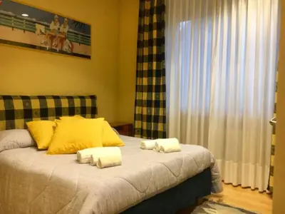 Letto o letti in una camera di Ionian Sea Apartment