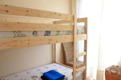 Letto o letti in una camera di Ionian Sea Apartment