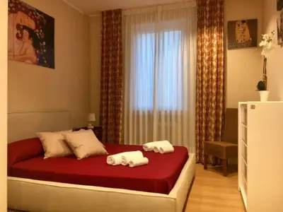 Letto o letti in una camera di Ionian Sea Apartment