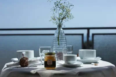 Set per la preparazione di tè e caffè presso B&B Hotei
