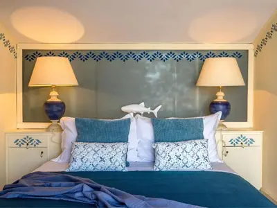 Letto o letti in una camera di Apartment Wohnung in Riposto mit Terrasse by Interhome