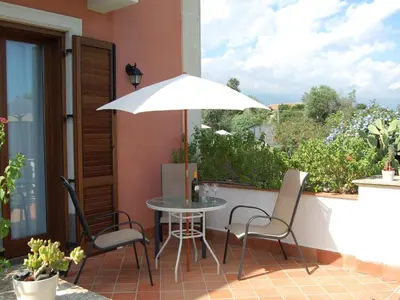 Balcone o terrazza di Apartment Einzimmerwohnung mit Terrasse by Interhome