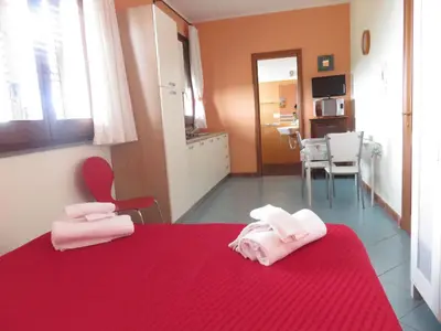 Letto o letti in una camera di Apartment Mono Vista Mare Wohnung in Acireale by Interhome