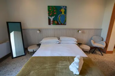 Letto o letti in una camera di Des Bains Acireale