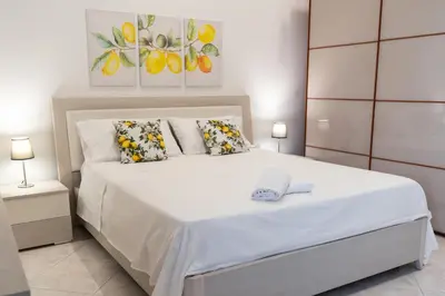 Letto o letti in una camera di Casa del Limone Lemonhousect