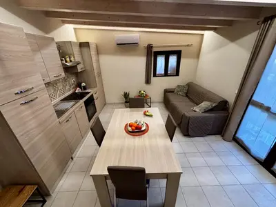 Cucina o angolo cottura di La Casetta dei Fiori sull Etna