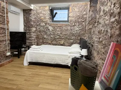 Letto o letti in una camera di Lavica
