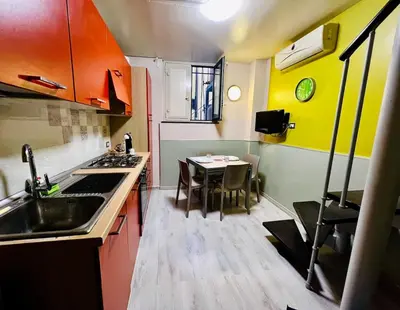 Cucina o angolo cottura di Grazioso bilocale Catania centro vicino stazione