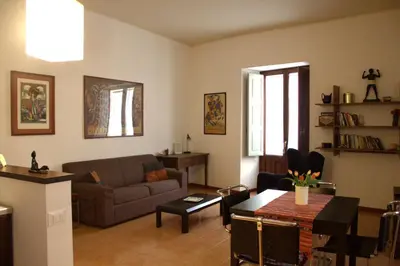 Area soggiorno di Amphitheatre View Apartment