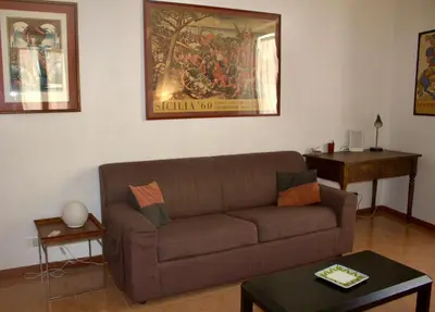 Area soggiorno di Amphitheatre View Apartment